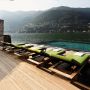 Hotel Outdoor Furniture Teak Recliner Poolside Sunbed