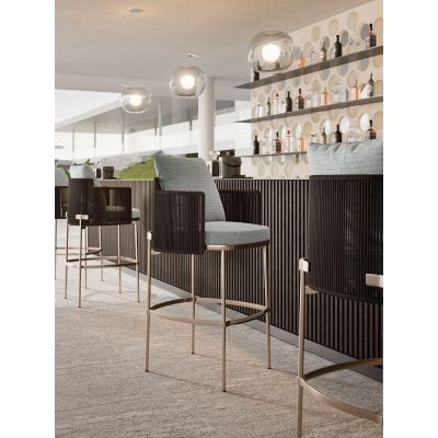 304/316 Stainless steel outdoor bar chair