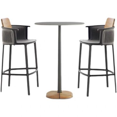 New design outdoor bar chair and aluminum bar table
