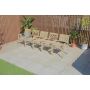 Cheap price outdoor wedding furniture dining chair and table
