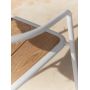 Rope Teakwood Garden Furniture Outdoor Dinning Table and Chair Set