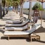 Outdoor furniture beach Hotel Swimming Pool Sunbed Sling Sun Lounger