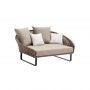 Outdoor Patio double sun bed, garden daybed