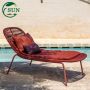 Villa Design Outdoor Furniture Aluminum Beach Bed Poolside Sunbed Sun Lounger