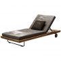 Outdoor furniture teak wood Sun Lounger