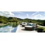 Big size seaside Poolside round Sunbed/ daybed 