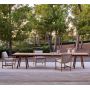  Garden Table Teak and Chairs with rope dining chair