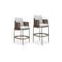 304/316 Stainless steel outdoor bar chair