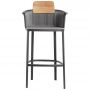 New design outdoor bar chair and aluminum bar table